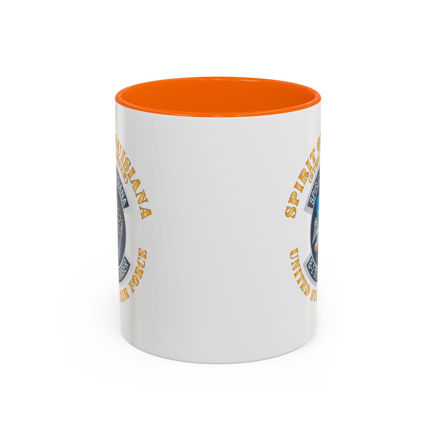 Accent Coffee Mug (11oz & 15oz) - USAF - B2 - Spirit of Louisiana - Stealth Bomber X 300