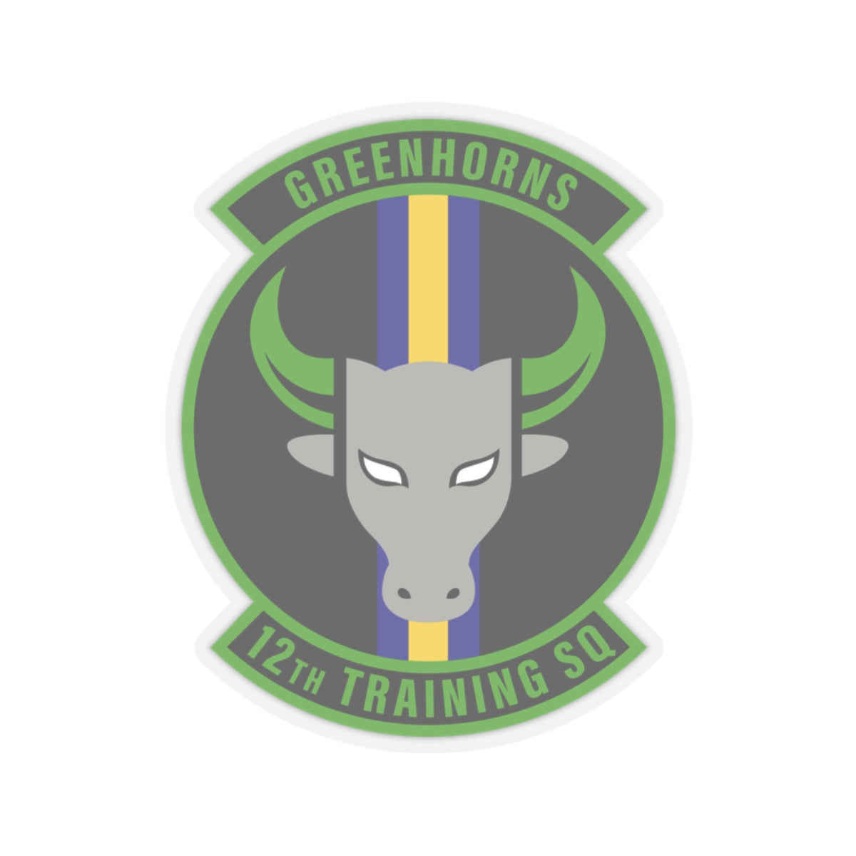 Kiss-Cut Stickers - USAF - 12th Training Squadron wo txt