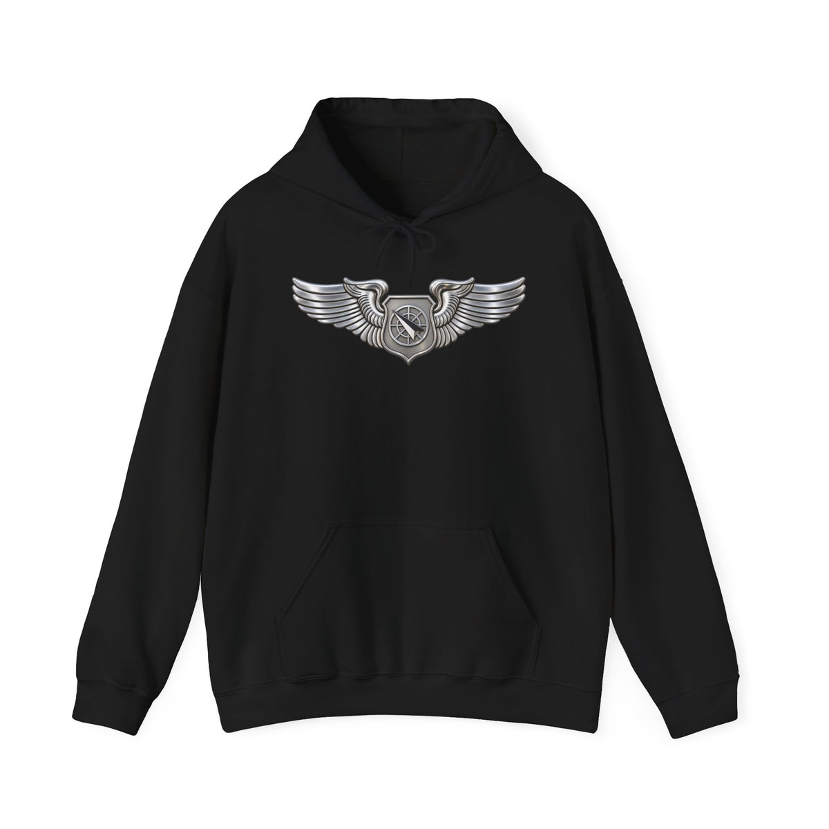 Unisex Heavy Blend Hooded Sweatshirt - USAF - Air Battle Manager Badge wo txt - 3D - Enhanced