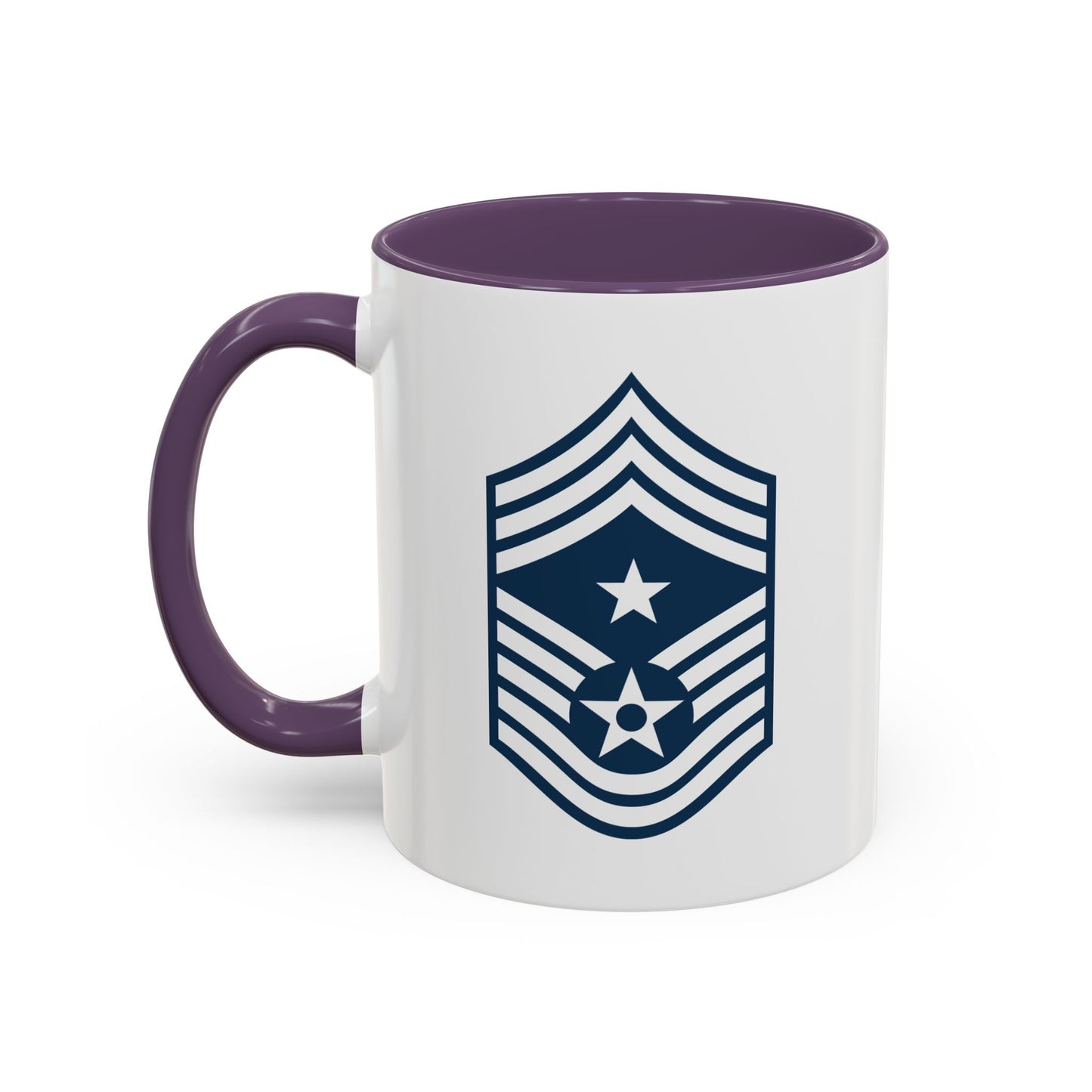 Accent Coffee Mug (11oz & 15oz) - USAF - Command Chief Master Sergeant (E9c) - 2020