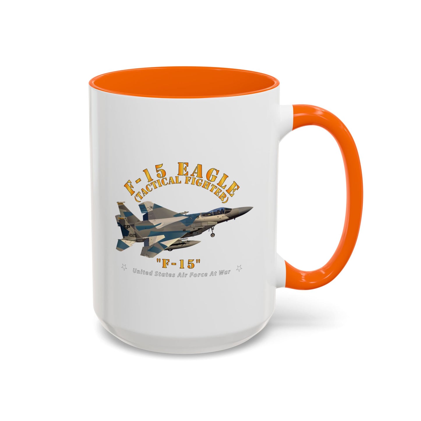 Accent Coffee Mug (11oz & 15oz) - USAF - F15 Eagle - F15
