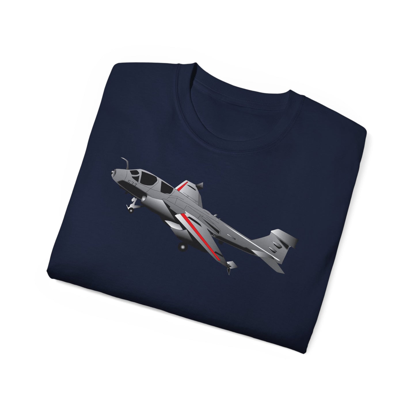 Unisex Ultra Cotton Tee - Aircraft - Navy - A-6A Intruder X 300