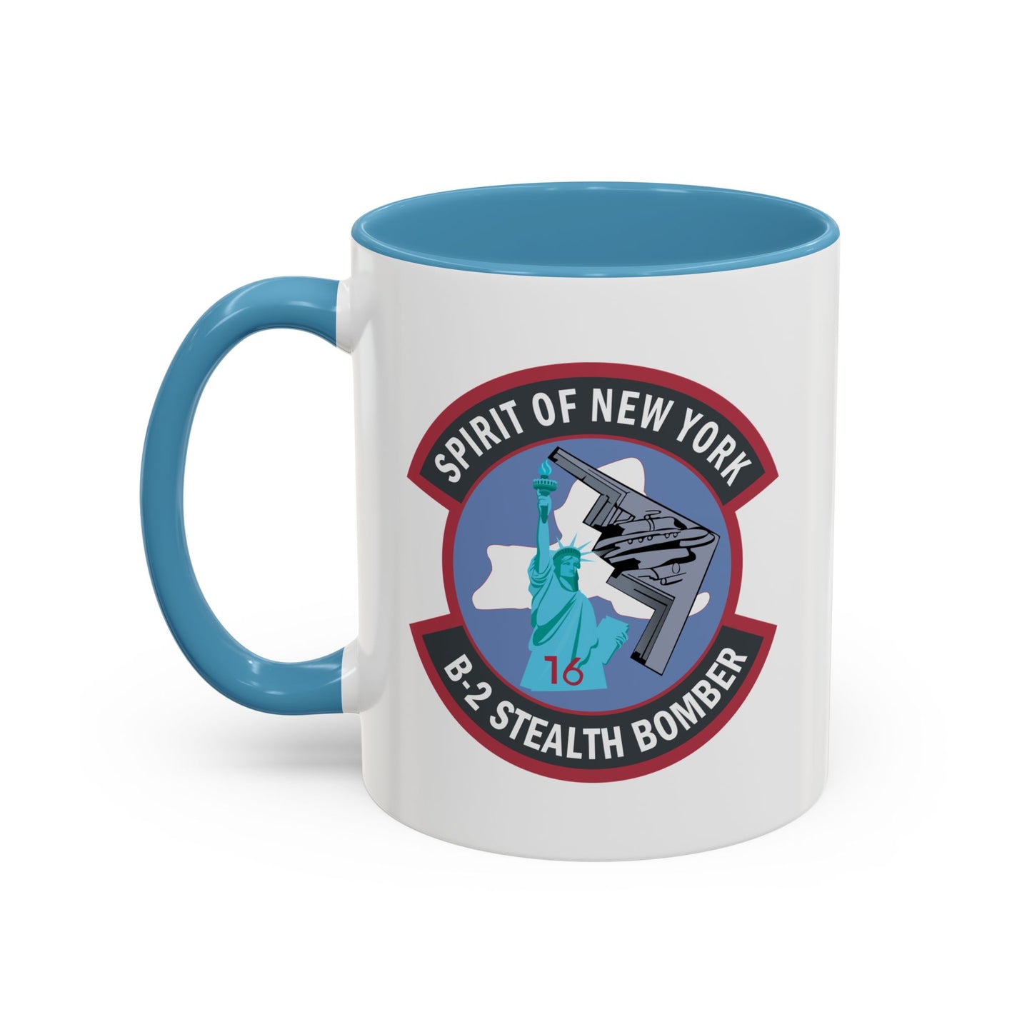 Accent Coffee Mug (11oz & 15oz) - USAF - B2 - Spirit of New York - Stealth Bomber wo txt X 300