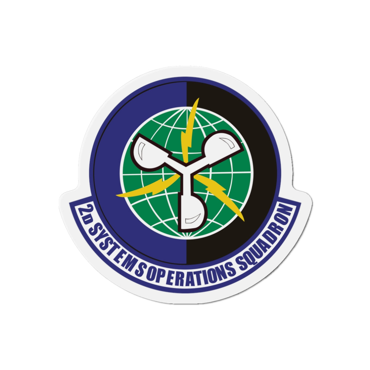 Die-Cut Magnet - USAF - 2d Systems Operations Squadron wo txt