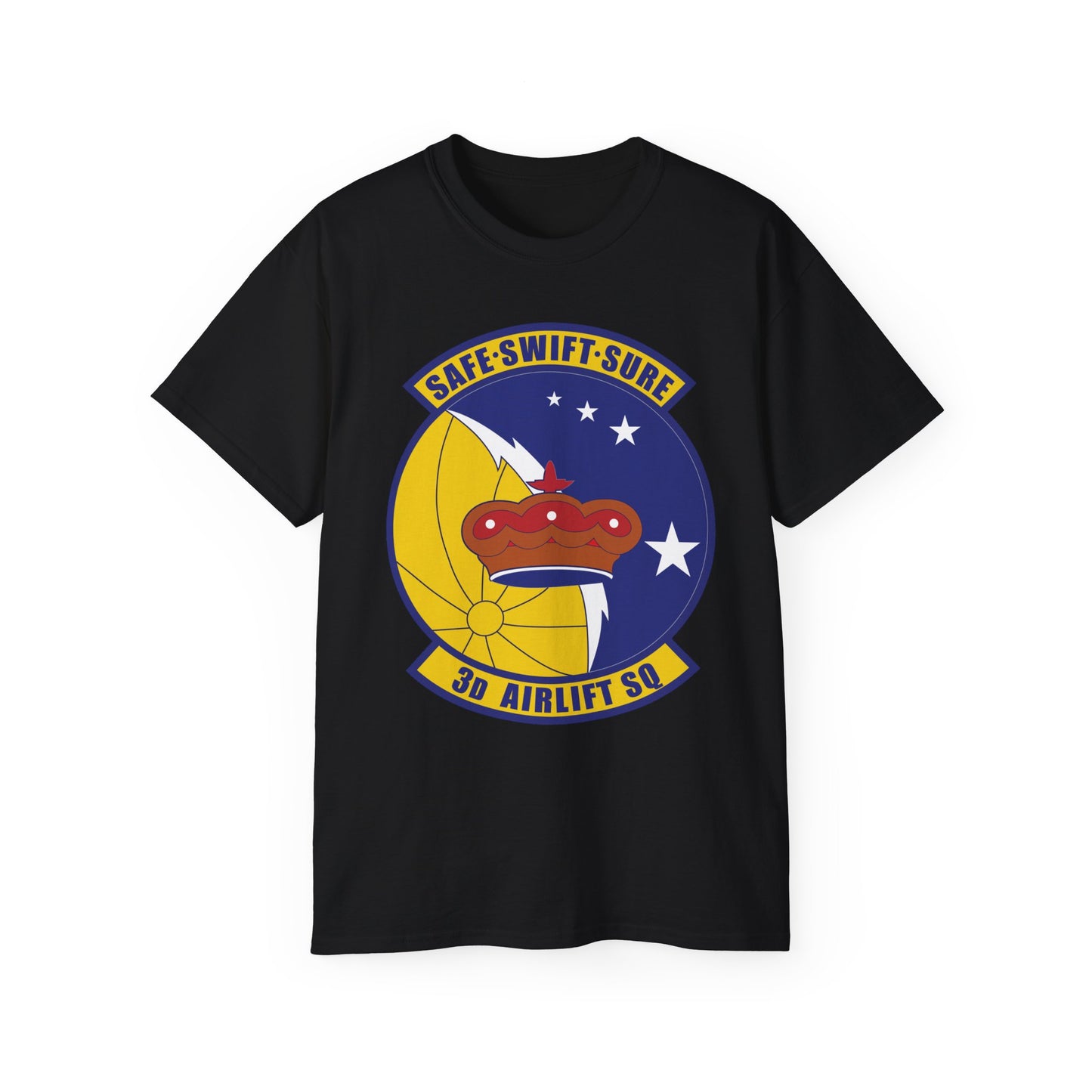 Unisex Ultra Cotton Tee - USAF - 3rd Airlift Squadron wo txt