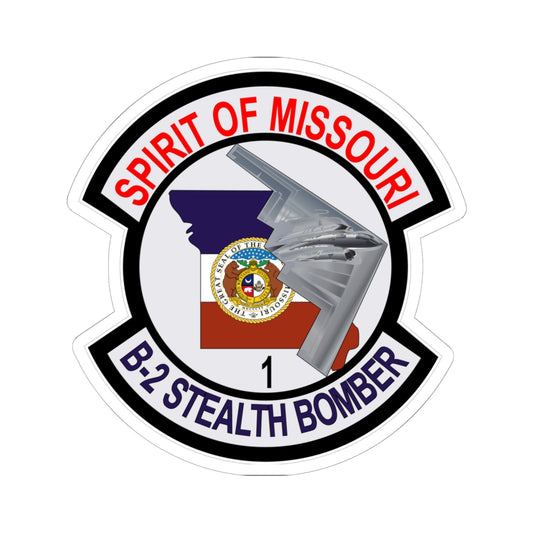 Kiss-Cut Stickers - USAF - B2 - Spirit of Missouri - Stealth Bomber wo Txt