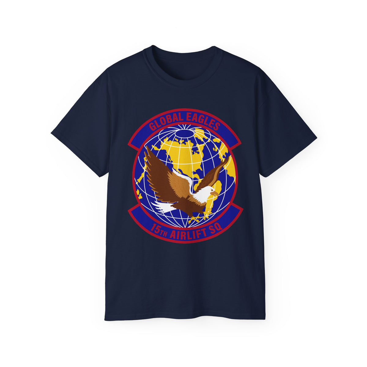 Unisex Ultra Cotton Tee - USAF - 15th Airlift Squadron wo txt