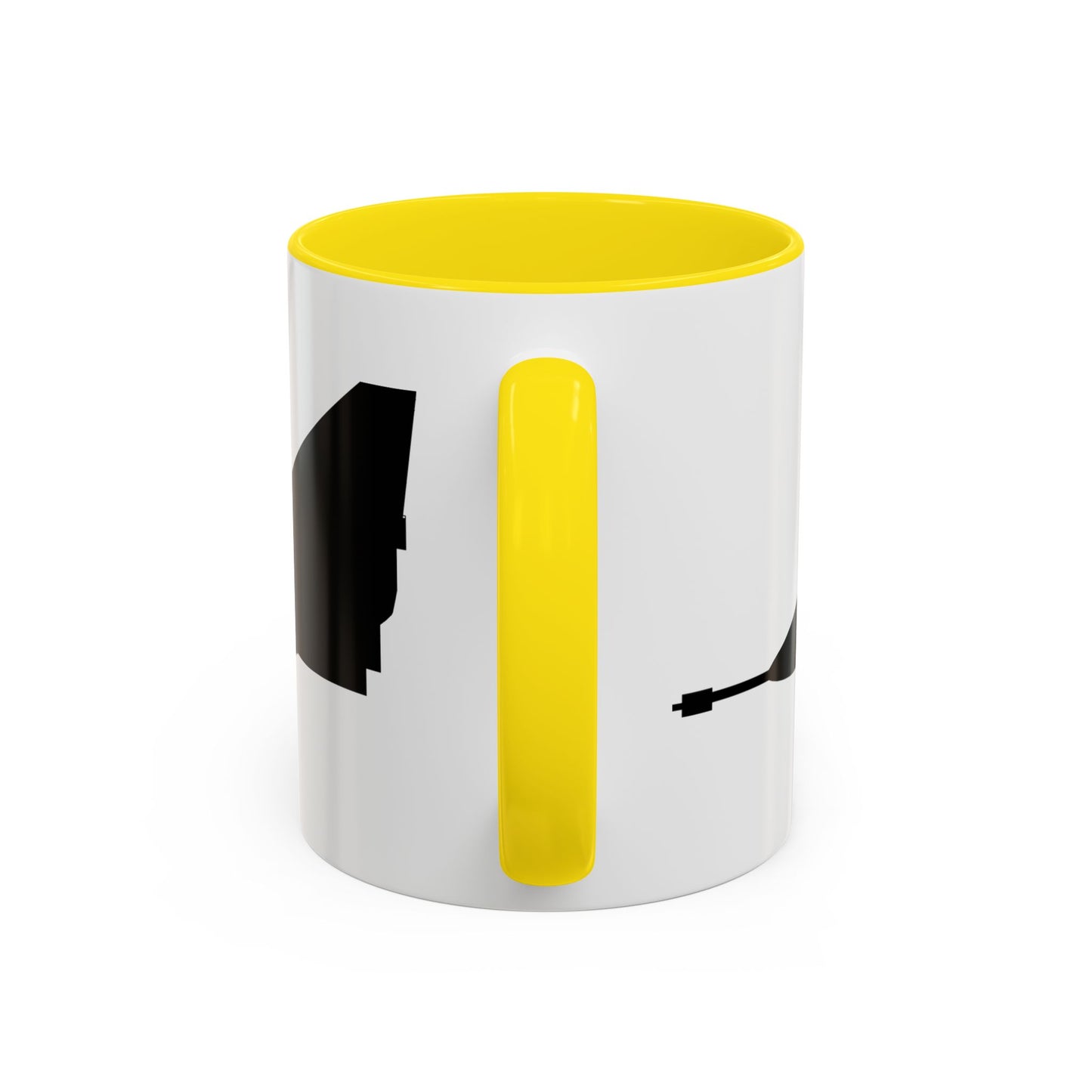 Accent Coffee Mug (11oz & 15oz) - Aircraft - A-4 SkyHawk - Silhouette X 300