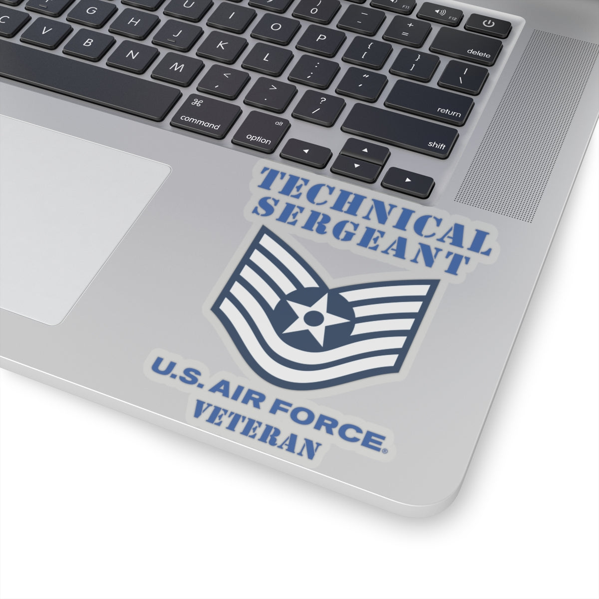 Kiss-Cut Stickers - USAF - Technical Sergeant (E6) - 2020 - Veteran