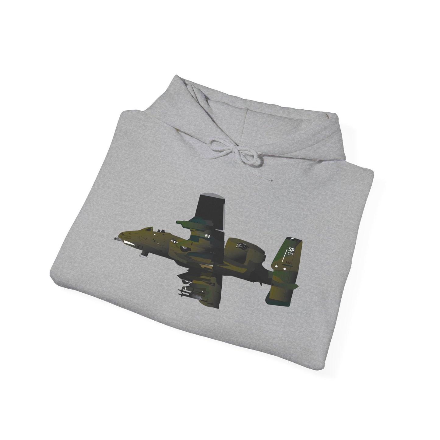 Unisex Heavy Blend Hooded Sweatshirt - Aircraft - A-10 Wart Hog X 300