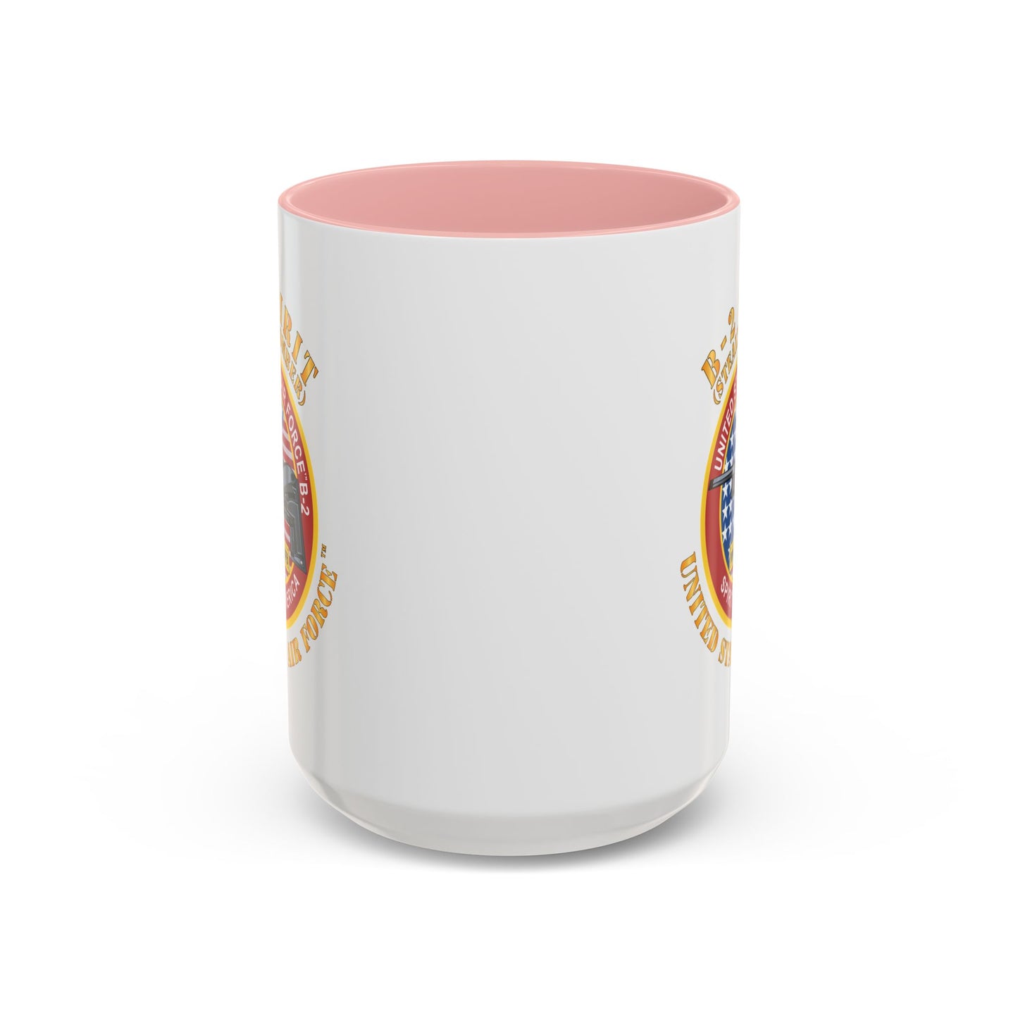 Accent Coffee Mug (11oz & 15oz) - USAF - B2 - Spirit - Stealth Bomber X 300