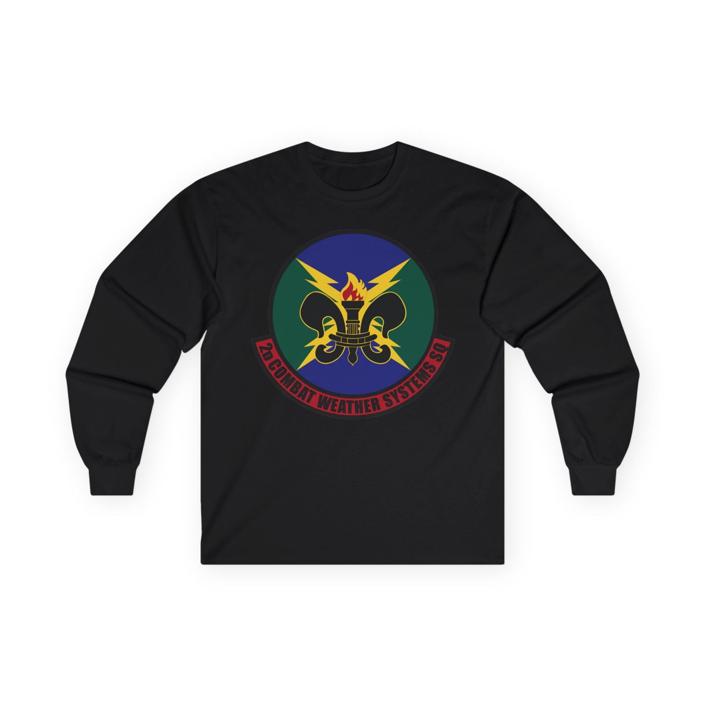 Unisex Ultra Cotton Long Sleeve Tee - USAF - 2d Combat Weather Systems Squadron wo txt