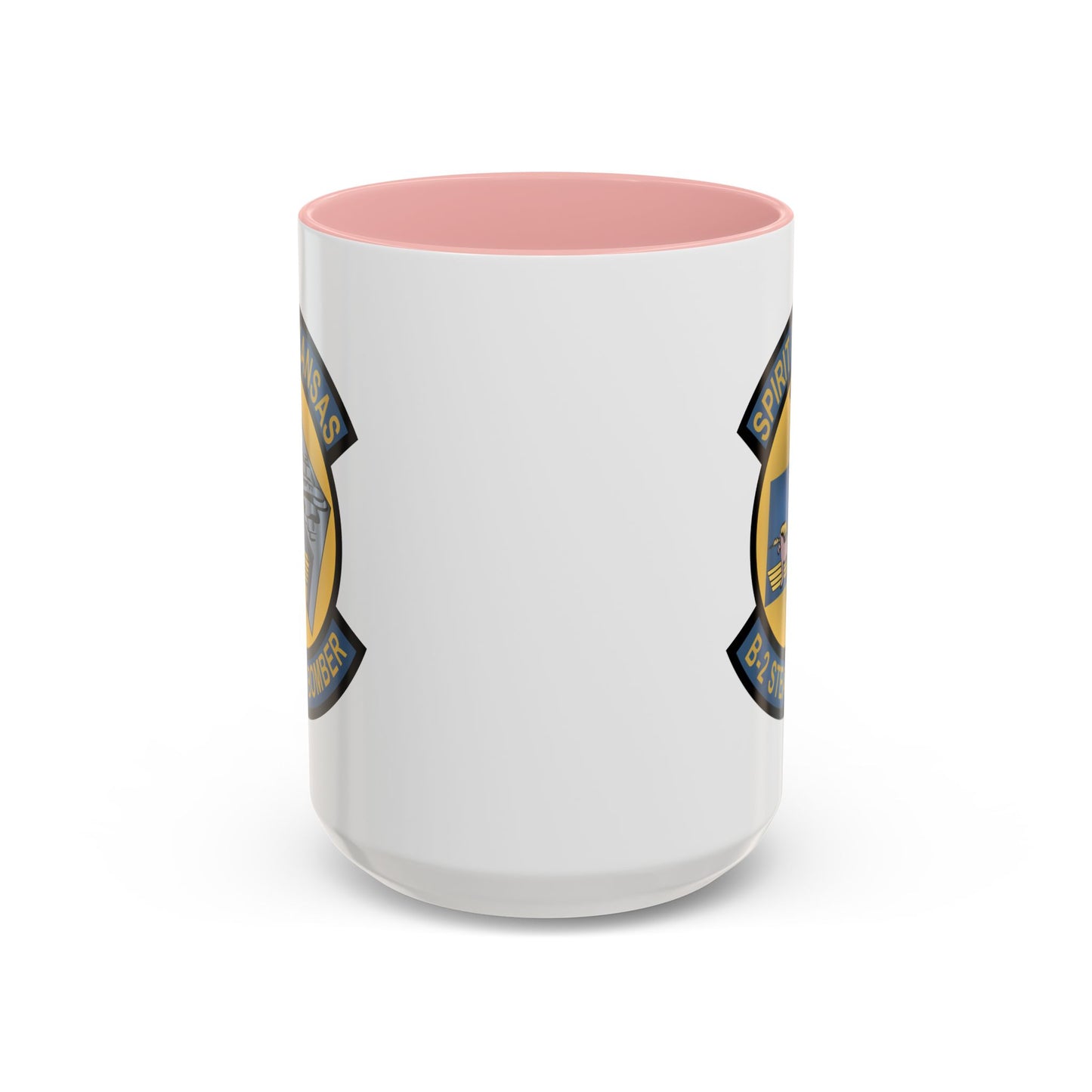 Accent Coffee Mug (11oz & 15oz) - USAF - B2 - Spirit of Kansas - Stealth Bomber wo txt X 300