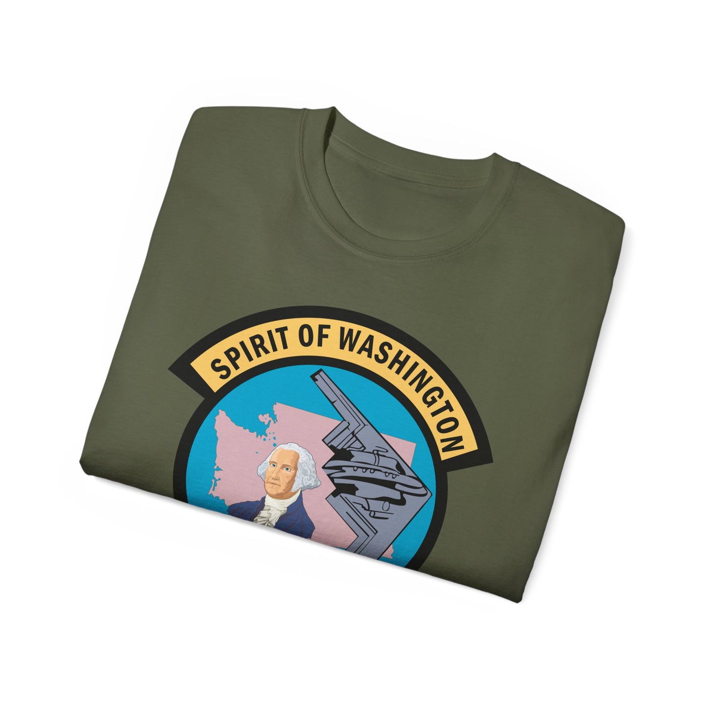 Unisex Ultra Cotton Tee - USAF - B2 - Spirit of Washington - Stealth Bomber wo txt X 300