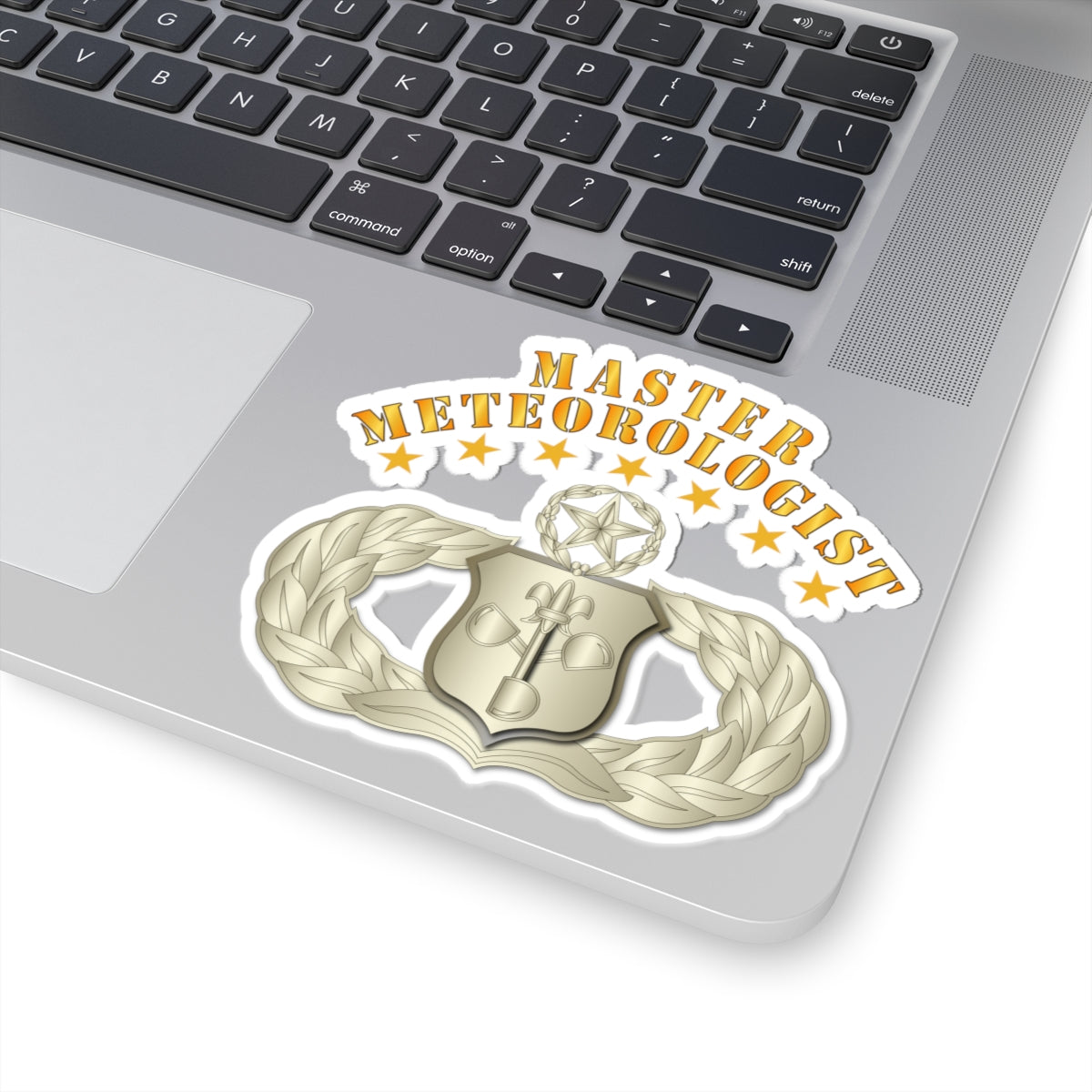 Kiss-Cut Stickers - USAF - Meteorologist - Master Badge wo DS
