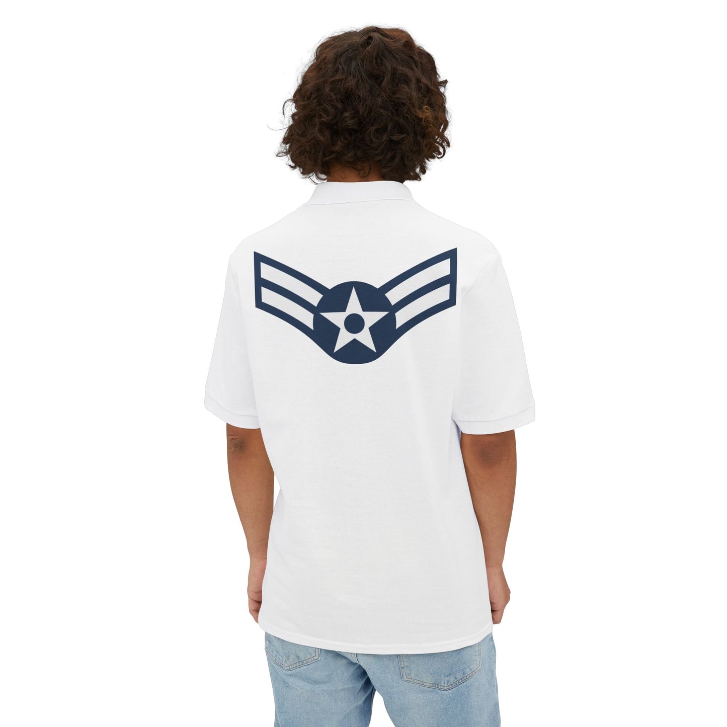 Men's Piqué Polo - USAF - Airman - First Class (E3) - 2020