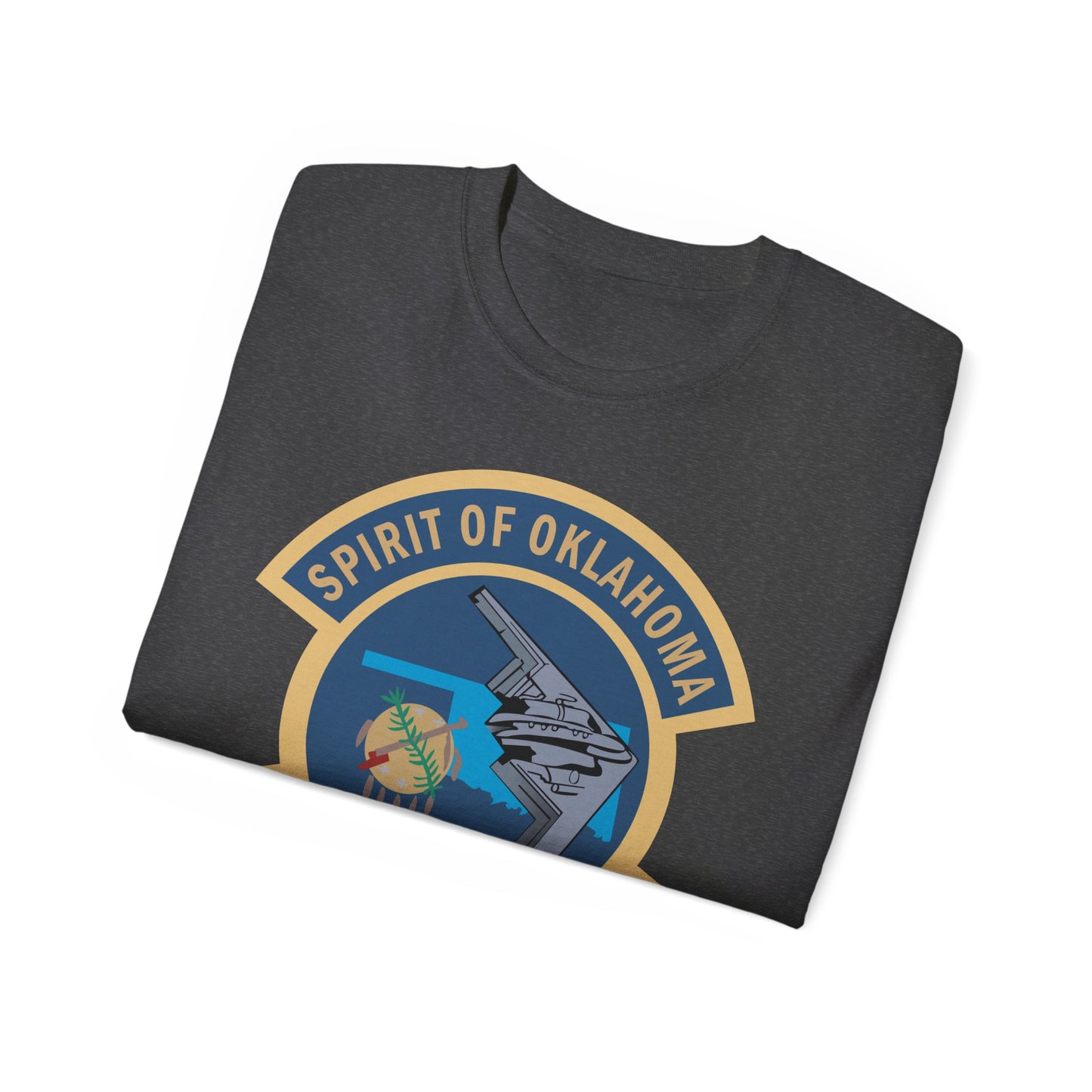 Unisex Ultra Cotton Tee - USAF - B2 - Spirit of Oklahoma - Stealth Bomber wo txt X 300