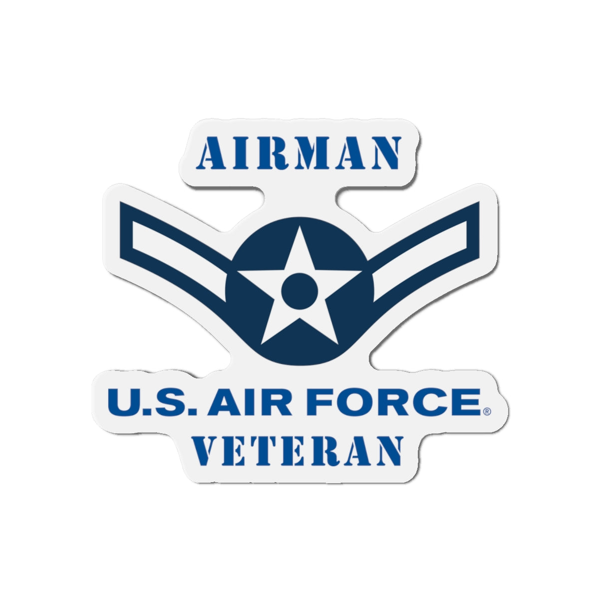 Die-Cut Magnet - USAF - Airman (E2) - 2020 - US Air Force - Veteran