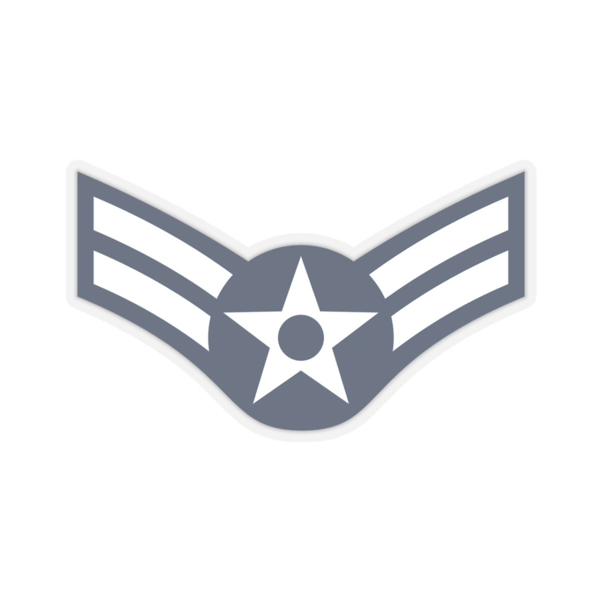 Kiss-Cut Stickers - USAF - Airman - First Class (E3) - 2020