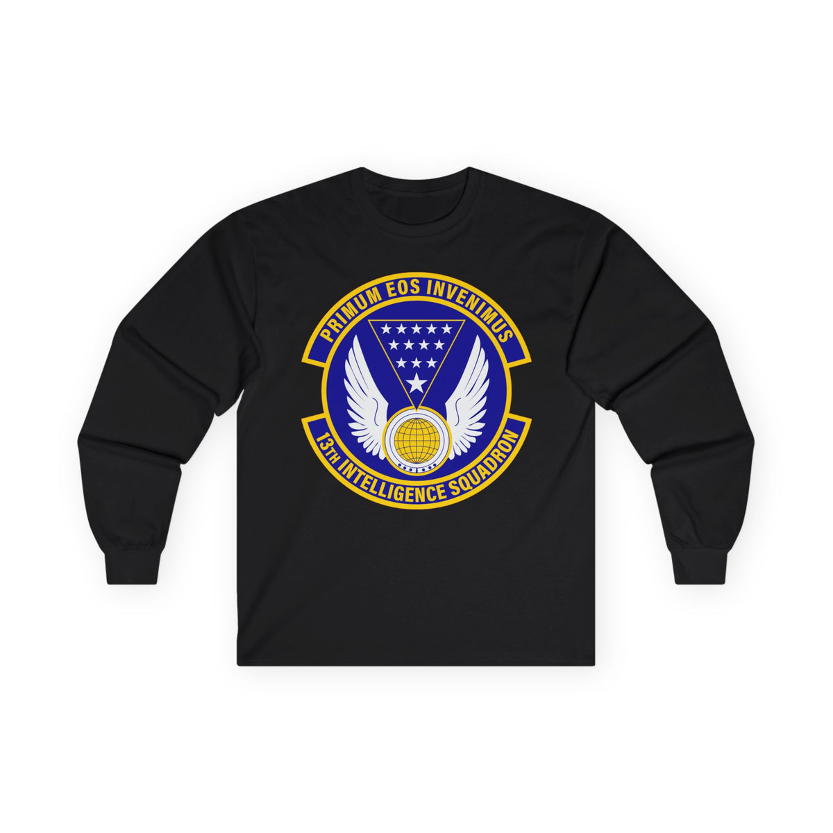 Unisex Ultra Cotton Long Sleeve Tee - USAF - 13th Intelligence Squadron wo txt