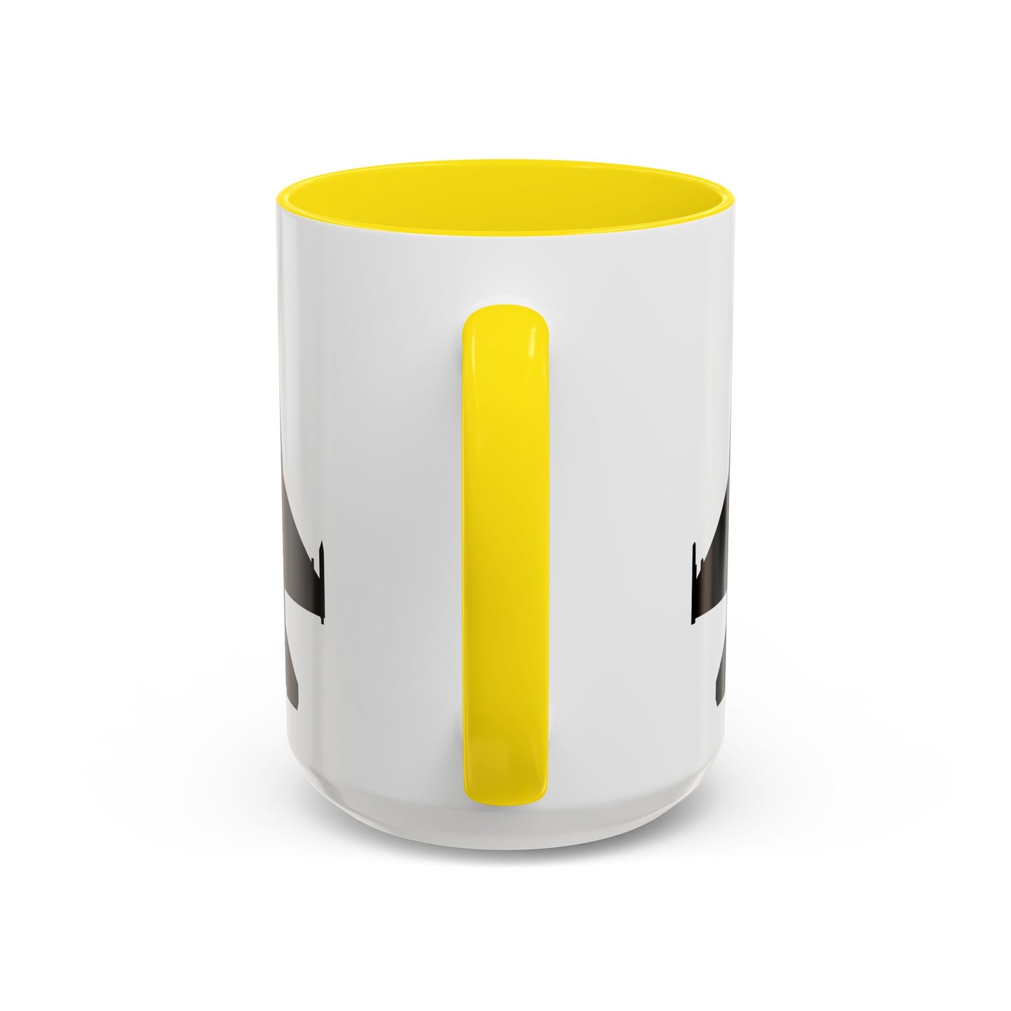 Accent Coffee Mug (11oz & 15oz) - Aircraft - F-16 -Top - Black wo Txt X 300