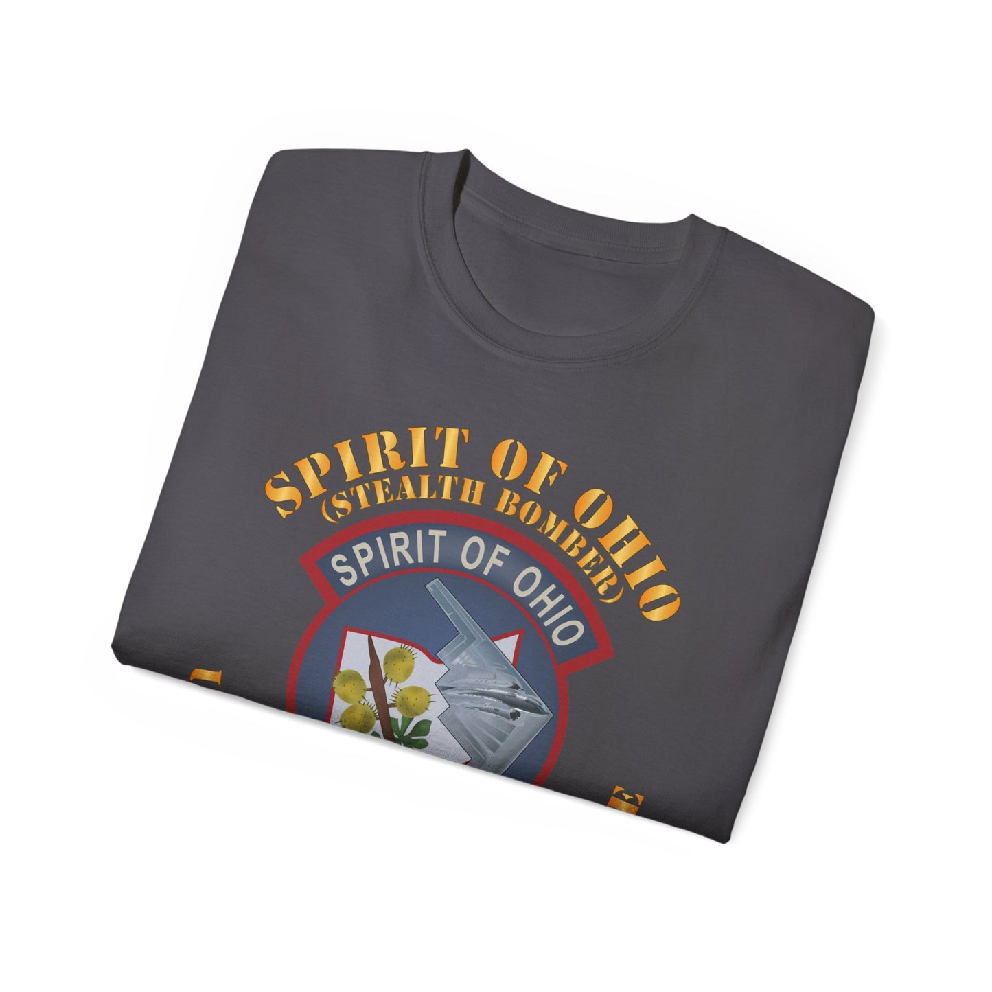Unisex Ultra Cotton Tee - USAF - B2 - Spirit of Ohio - Stealth Bomber X 300