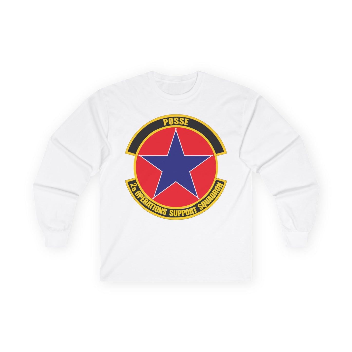 Unisex Ultra Cotton Long Sleeve Tee - USAF - 2nd Operations Support Squadron wo txt