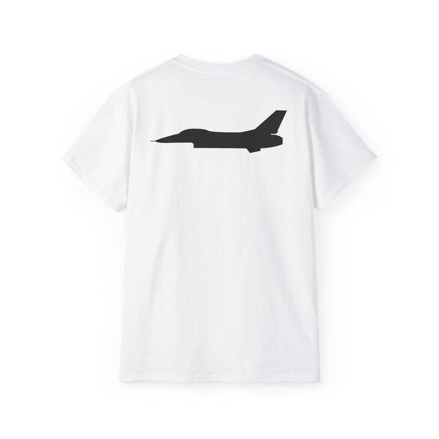Unisex Ultra Cotton Tee - Aircraft - F-16 - Side - Black - wo Txt X 300