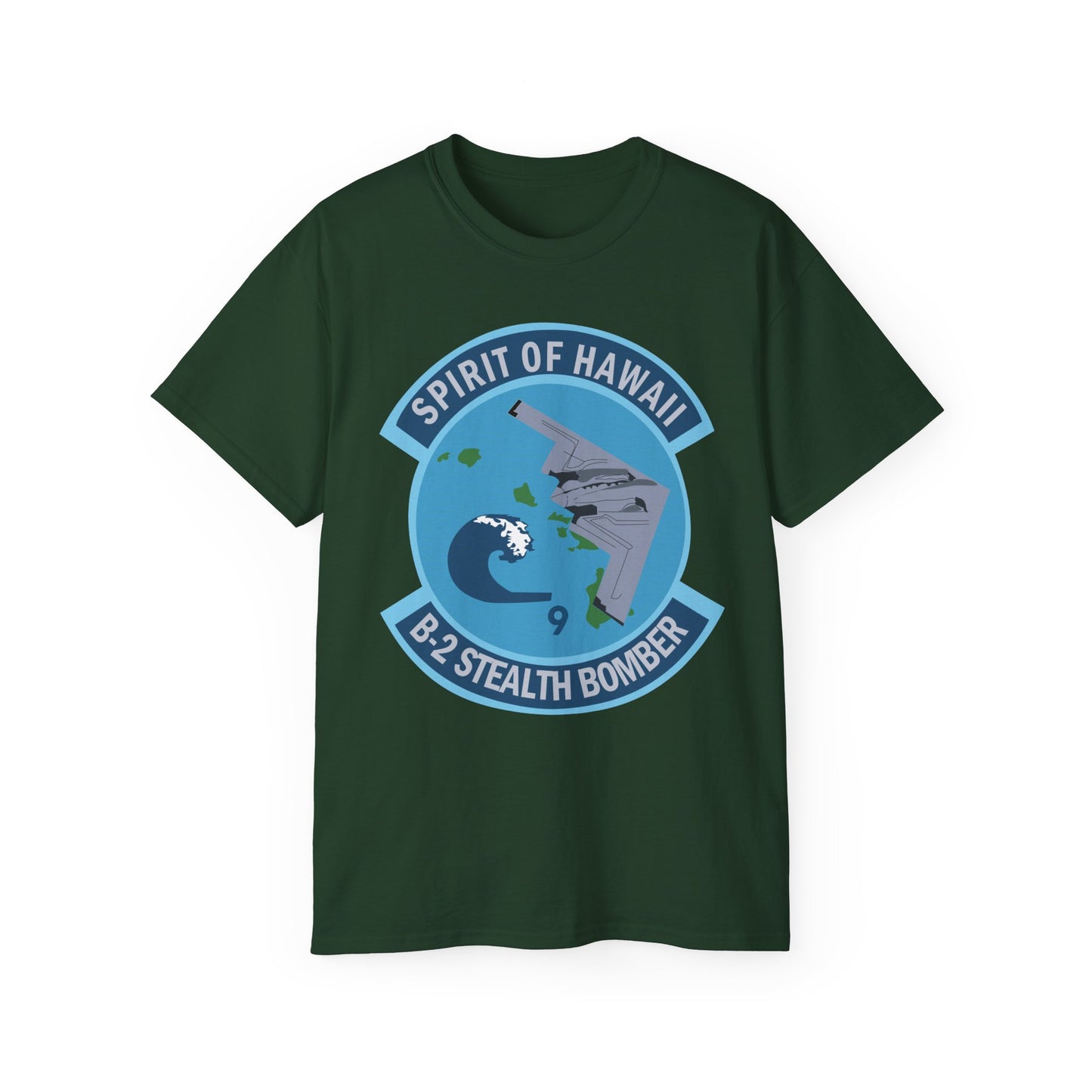 Unisex Ultra Cotton Tee - USAF - B2 - Spirit of Hawaii - Stealth Bomber wo txt X 300