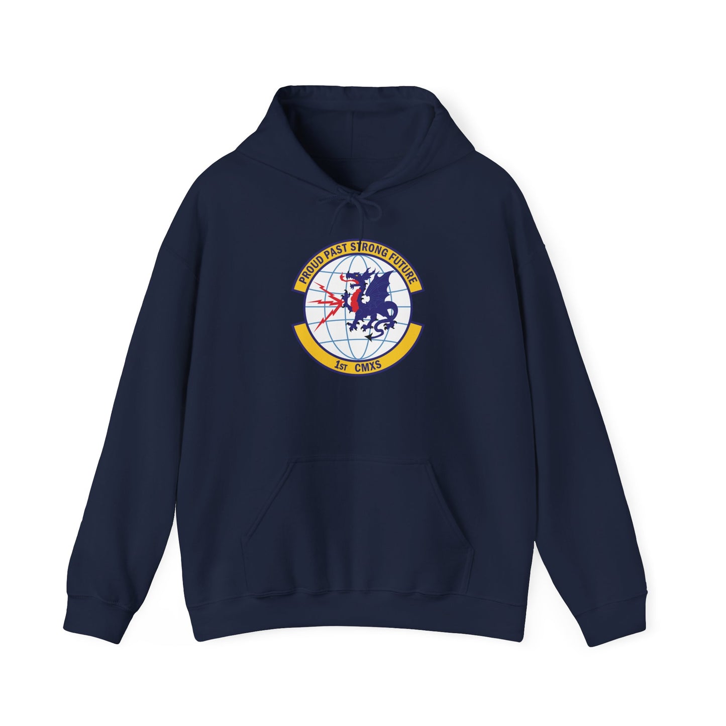 Unisex Heavy Blend Hooded Sweatshirt -USAF - 1st Communications Maintenance Squadron(USAFE) wo txt