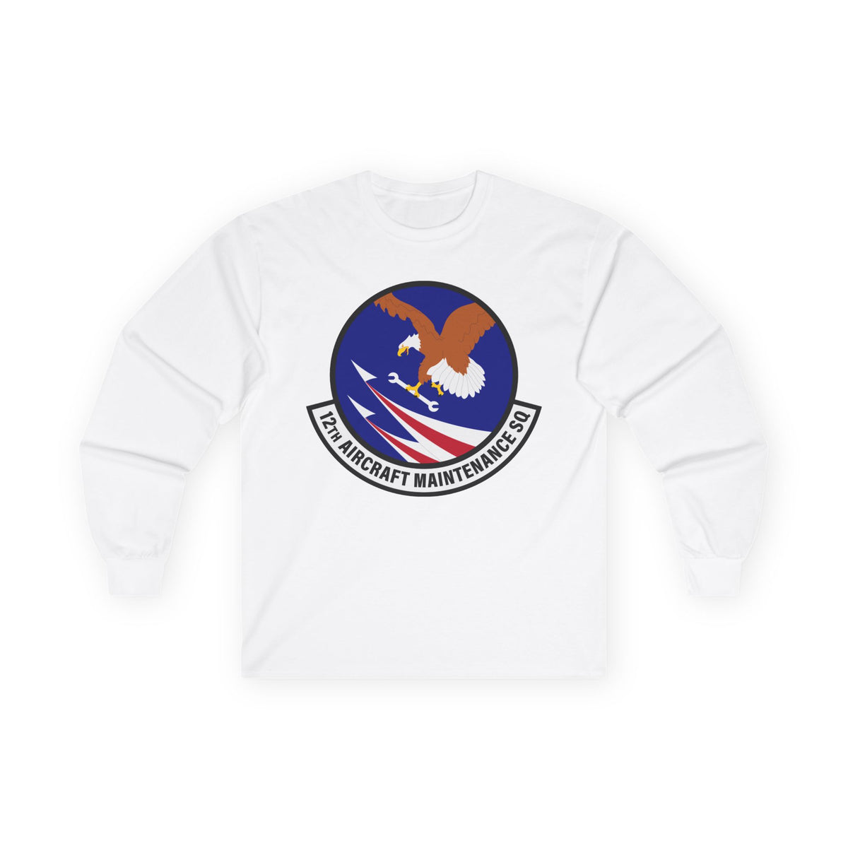Unisex Ultra Cotton Long Sleeve Tee - USAF - 12th Aircraft Maintenance Squadron wo txt