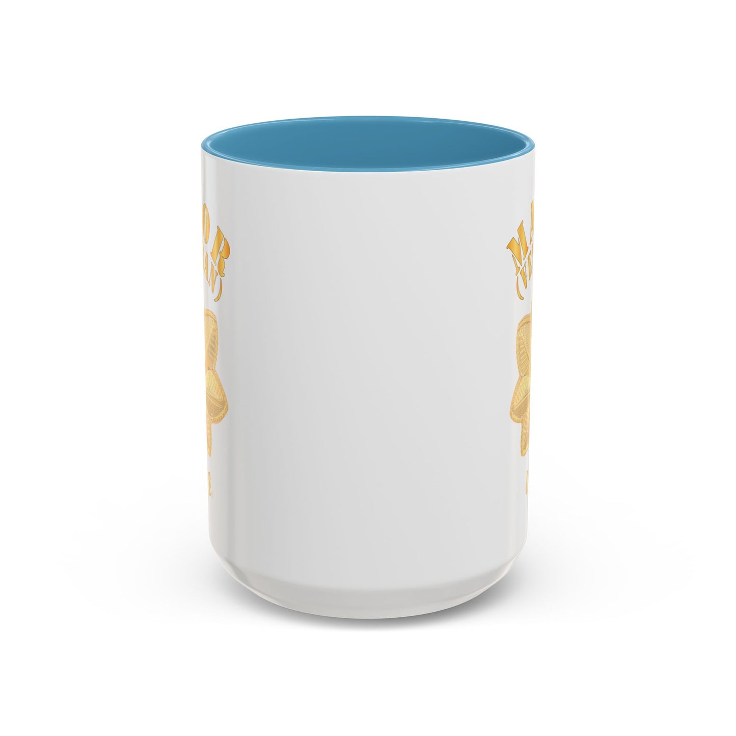 Accent Coffee Mug (11oz & 15oz) - USAF - Major - Veteran - USAF X 300