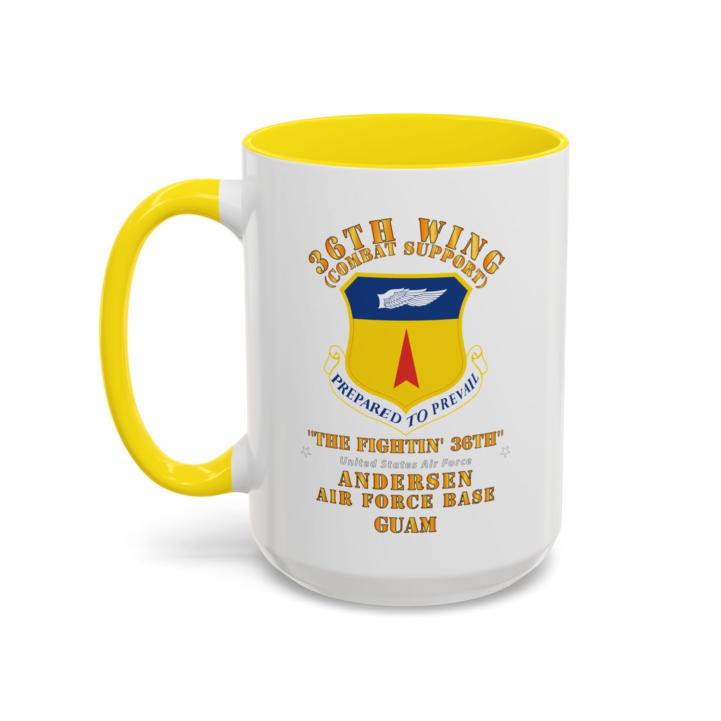 Accent Coffee Mug (11oz & 15oz) - USAF - 36th Wing - Anderson AFB - Guam