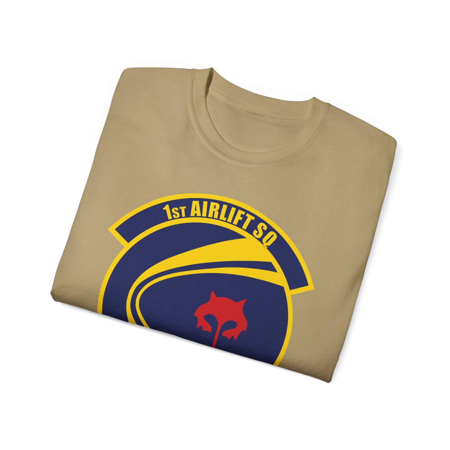 Unisex Ultra Cotton Tee - USAF - 1st Airlift Squadron wo txt X 300