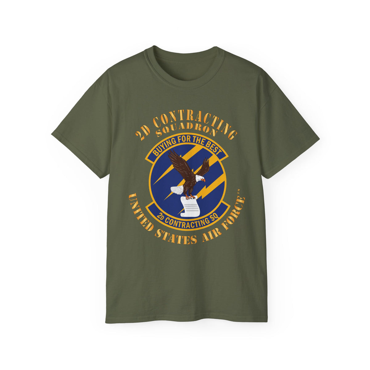 Unisex Ultra Cotton Tee - USAF - 2d Contracting Squadron