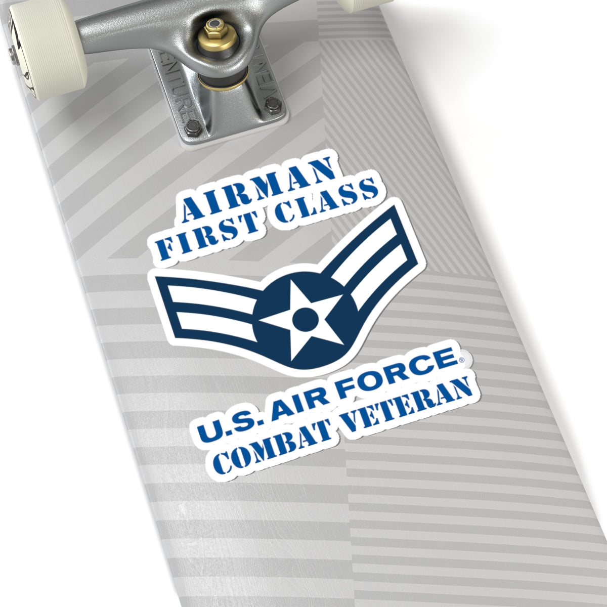 Kiss-Cut Stickers - USAF - Airman - First Class (E3) - 2020 - Combat Veteran