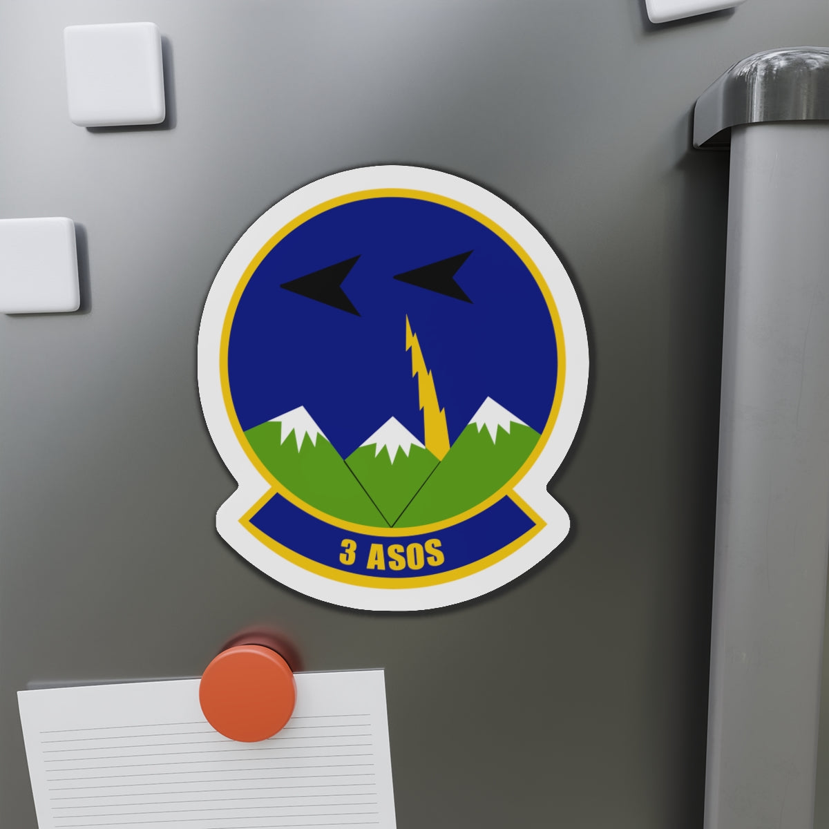 Die-Cut Magnet - USAF - 3rd Air Support Operations Squadron wo txt X 300
