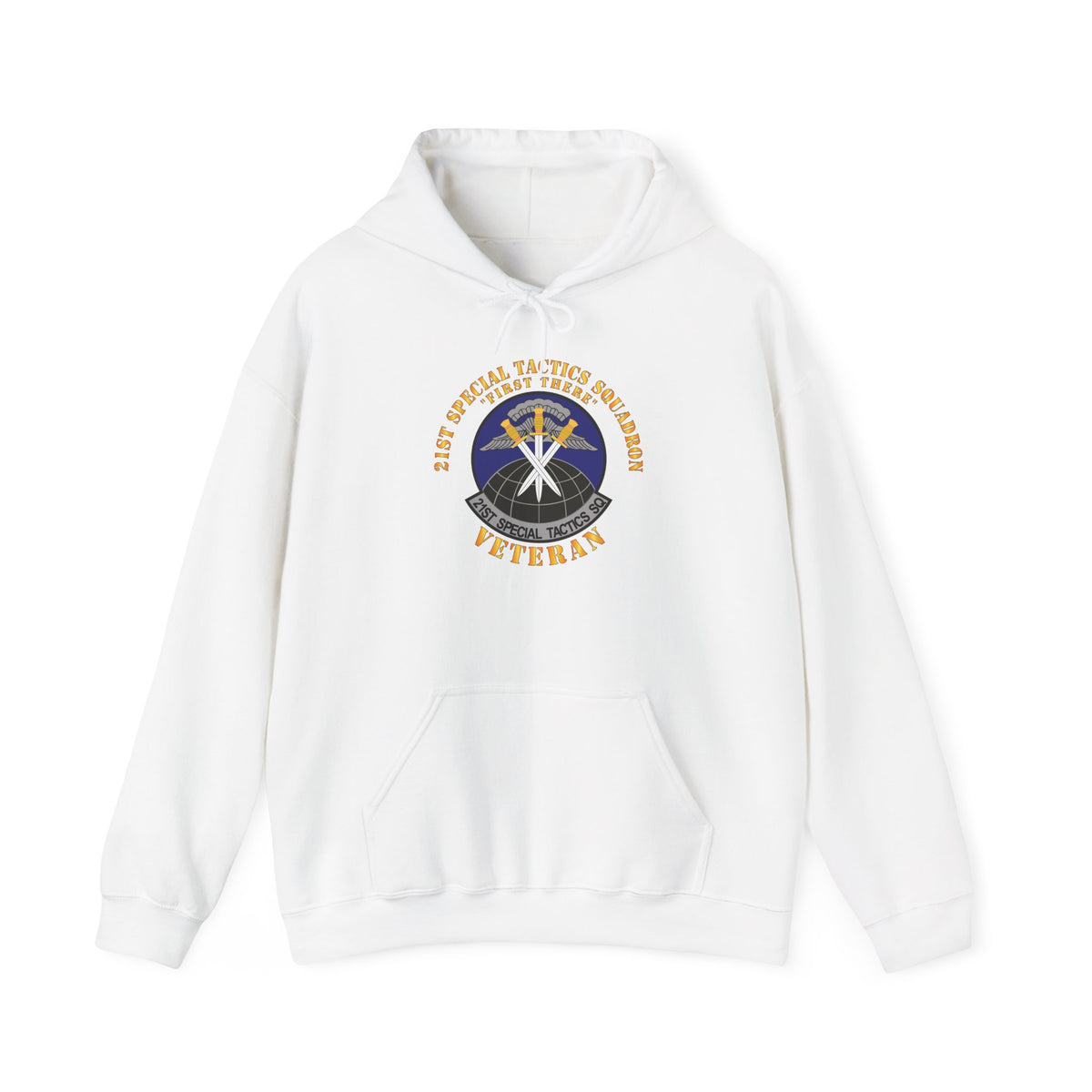 Unisex Heavy Blend Hooded Sweatshirt - USAF - 21st Special Tactics Squadron - First There -Veteran