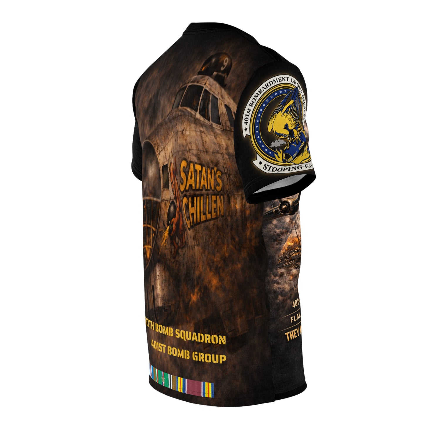 613th Bomb Squadron, 401st Bomb Group Tribute Tee -   "Bowman’s Bombers" WWII