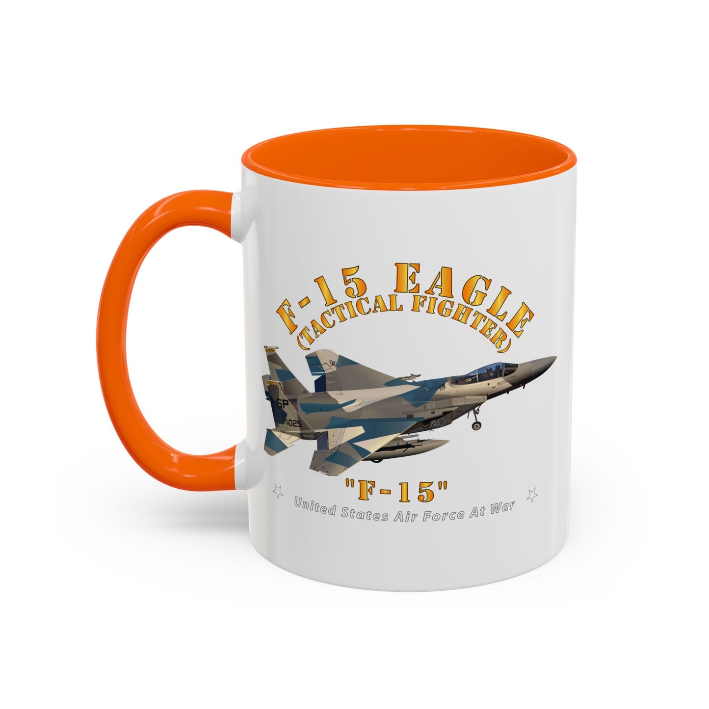 Accent Coffee Mug (11oz & 15oz) - USAF - F15 Eagle - F15