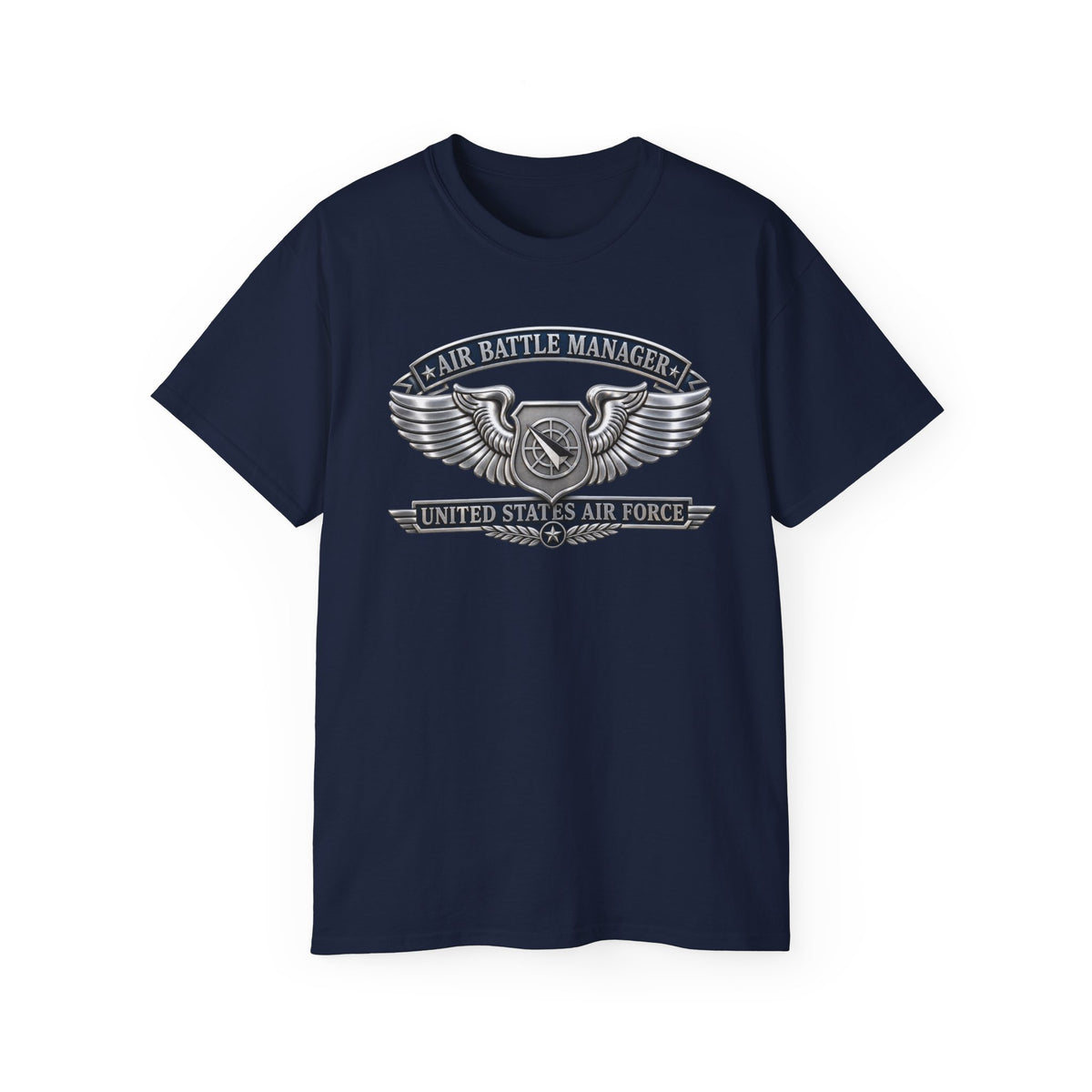 Unisex Ultra Cotton Tee - USAF - Air Battle Manager Badge - United States Air Force- 3D - Enhanced
