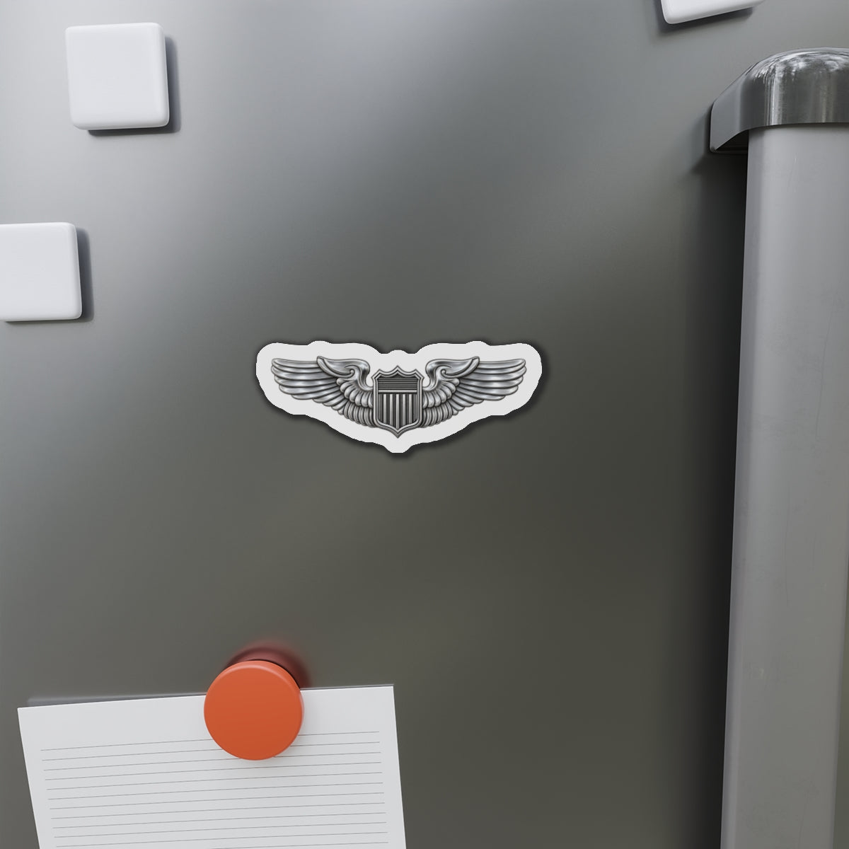 Die-Cut Magnet - USAF - Basic Pilot Badge wo Txt - 3D - Enhanced