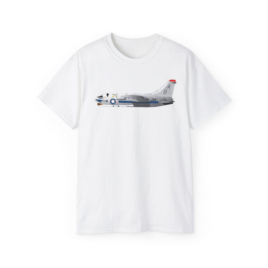 Unisex Ultra Cotton Tee - Aircraft - Navy - A-7B Corsair II - Side X 300