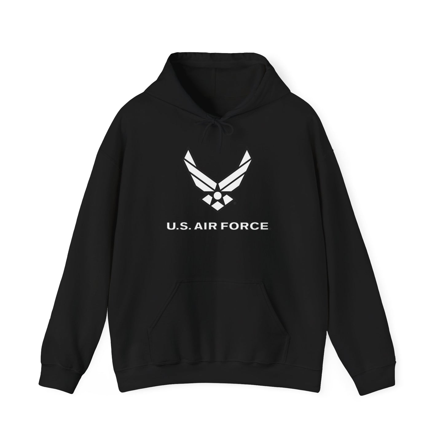 Unisex Heavy Blend Hooded Sweatshirt - USAF Logo, TM Txt - U S Air Force - LA