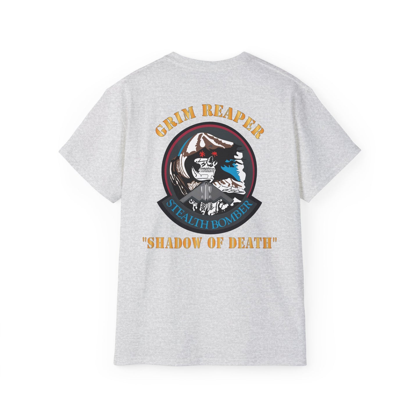 Unisex Ultra Cotton Tee - USAF - B2 - Grim Reaper - Stealth Bomber X 300