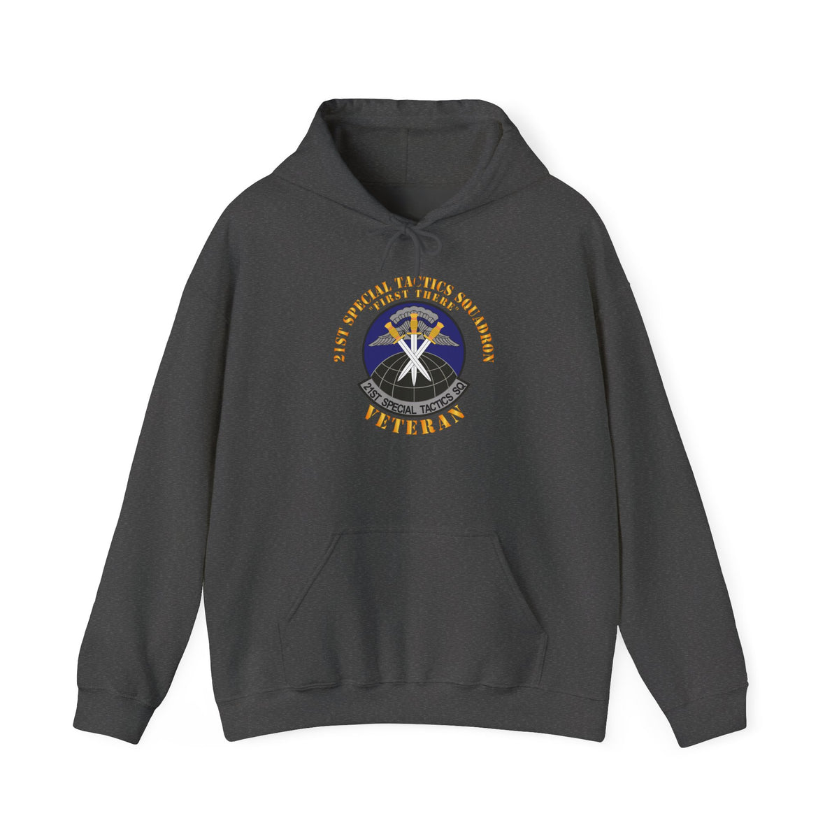 Unisex Heavy Blend Hooded Sweatshirt - USAF - 21st Special Tactics Squadron - First There -Veteran