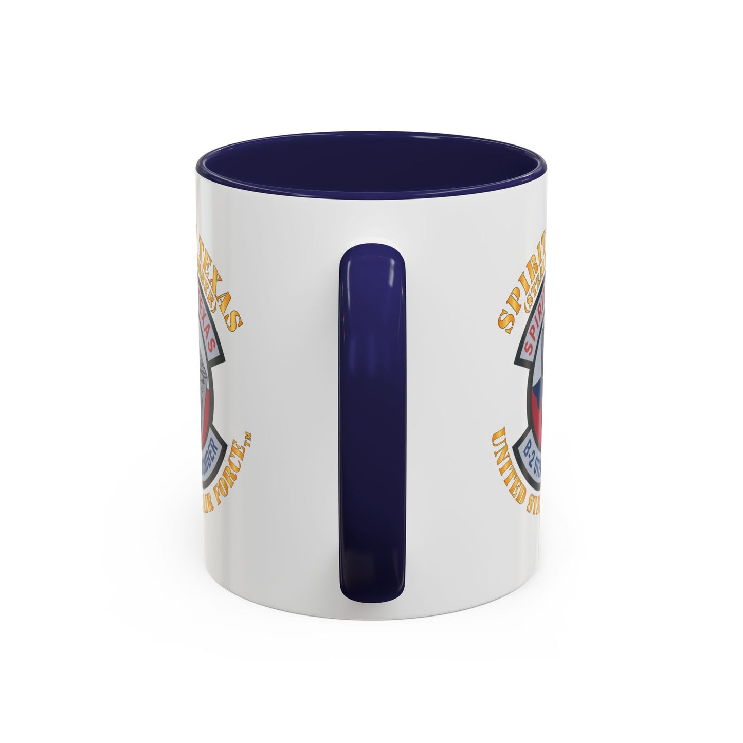 Accent Coffee Mug (11oz & 15oz) - USAF - B2 - Spirit of Texas - Stealth Bomber X 300