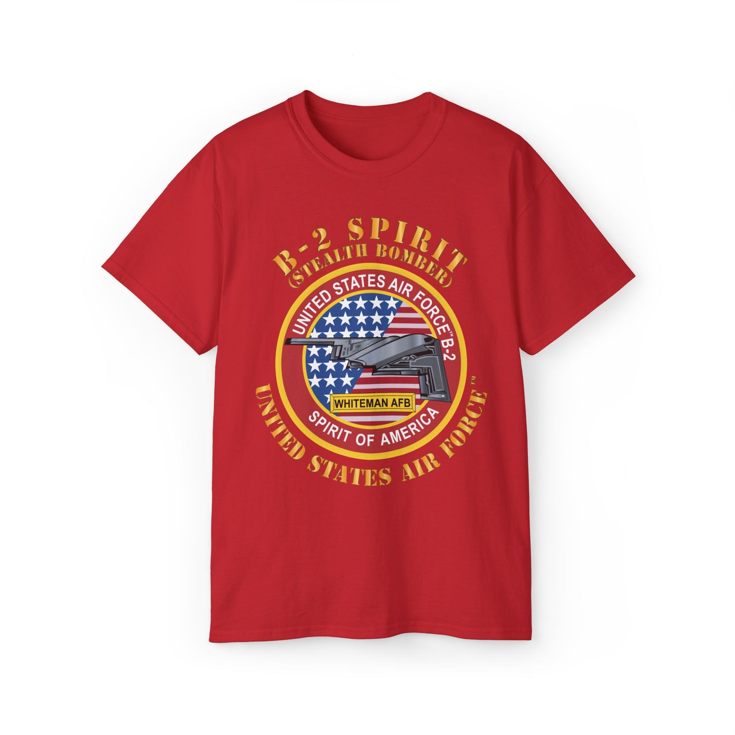 Unisex Ultra Cotton Tee - USAF - B2 - Spirit - Stealth Bomber X 300