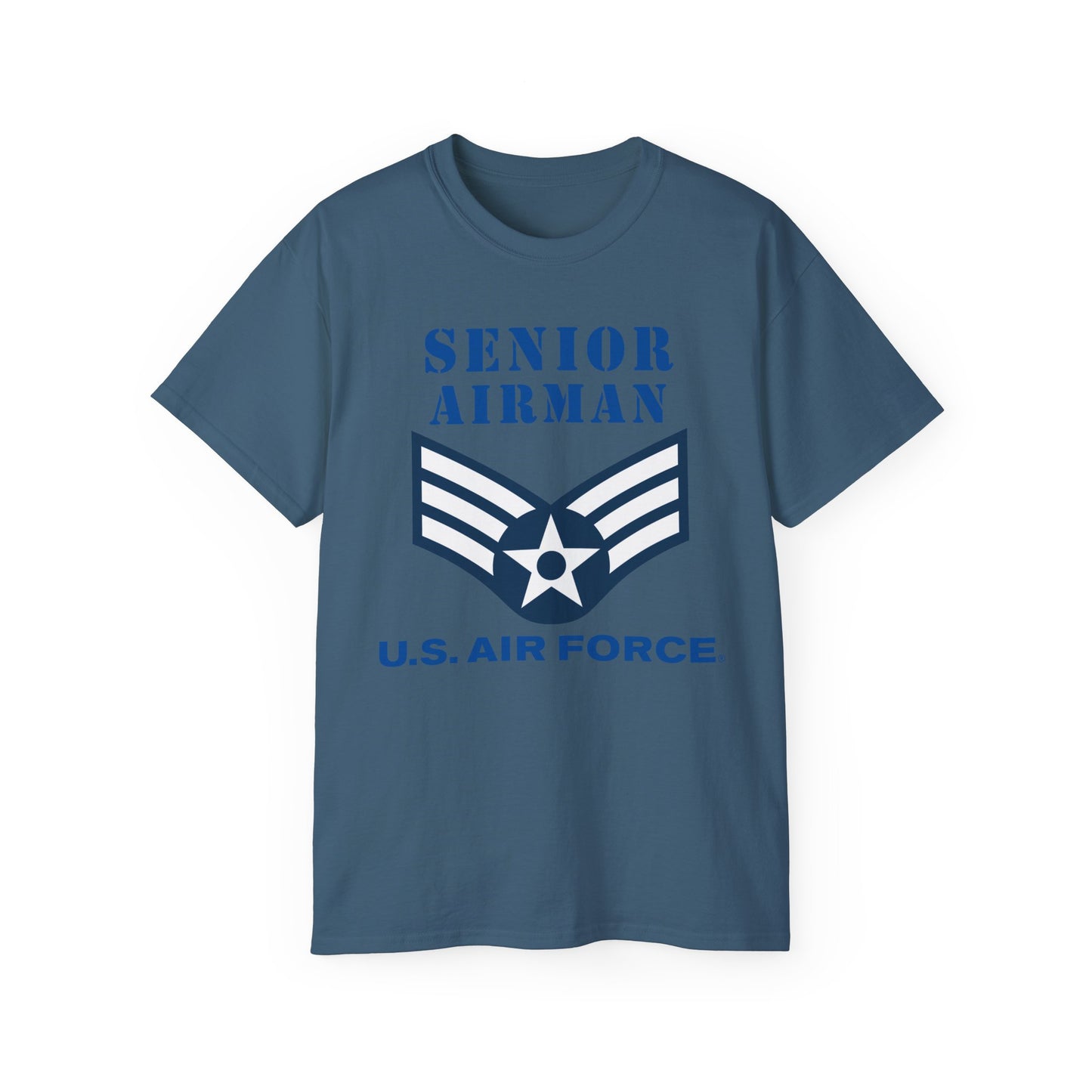 Unisex Ultra Cotton Tee - USAF - Senior Airman (E4) - 2020 - US Air Force w Text X 300