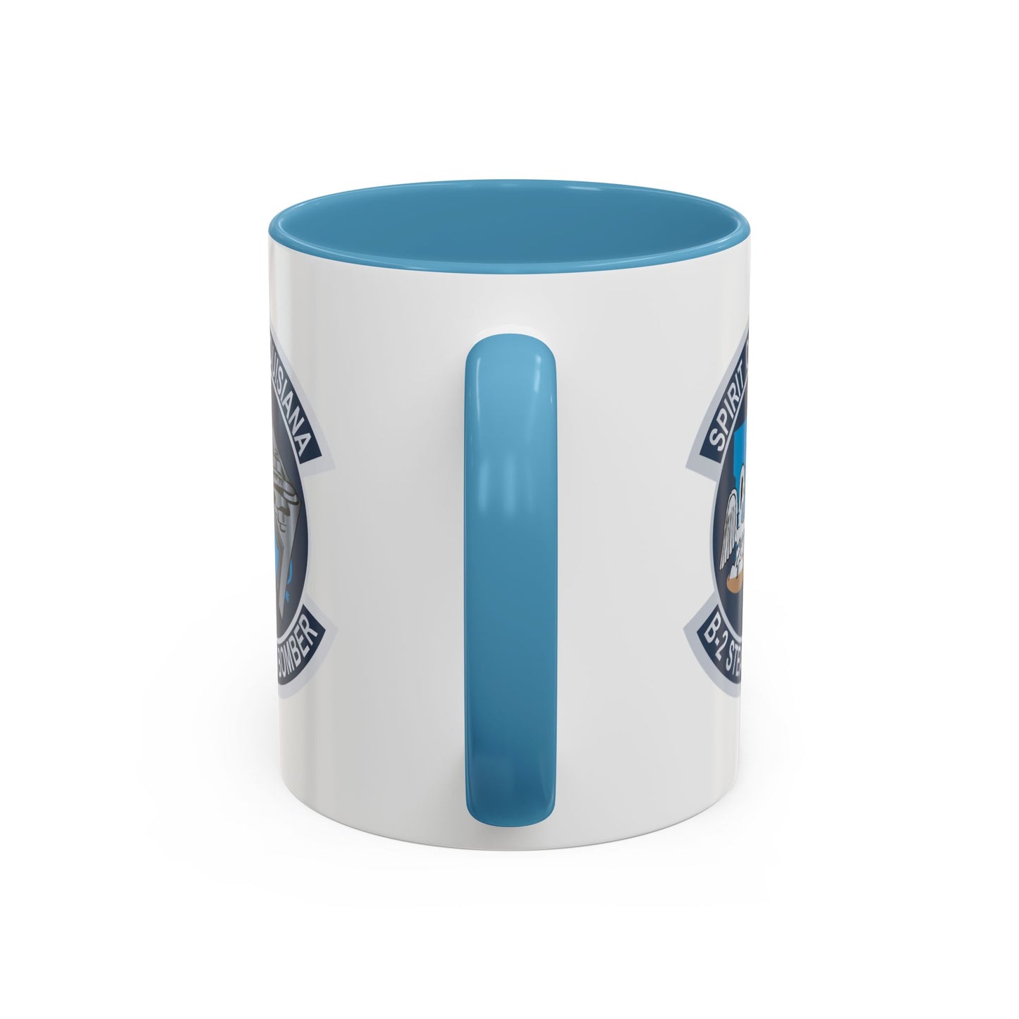 Accent Coffee Mug (11oz & 15oz) - USAF - B2 - Spirit of Louisiana - Stealth Bomber wo txt X 300